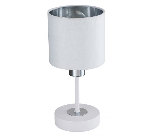Настольная лампа декоративная Escada 1109/1 White/Silver Denver Настольная лампа декоративная Escada 1109/1 White/Silver Denver