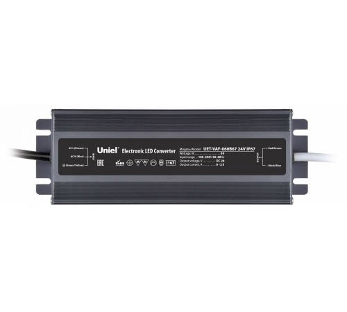 Блок питания с проводом Uniel UL-00009366 UET-VAF Блок питания с проводом Uniel UL-00009366 UET-VAF