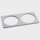 Рамка на 2 светильника Italline IT06-6016 white FR2 IT06-6016