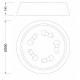 Накладной светильник Mantra 4966E Nordica