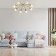 Потолочная люстра Escada 1100/8P Gold Aquilegia