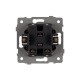 Выключатель двухклавишный без рамки Arlight 49887 SWT