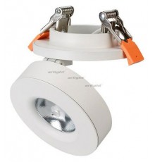 Встраиваемый светильник на штанге Arlight 025450 LGD-MONA-BUILT-R100-12W Warm3000 (WH, 24 deg)