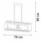 Люстра на штанге Vitaluce V5881-8/6PL V5881