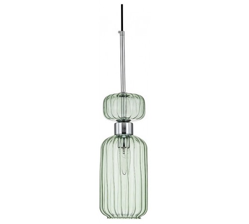 Подвесной светильник Escada 1141/1S Chrome/Green Gloss Подвесной светильник Escada 1141/1S Chrome/Green Gloss