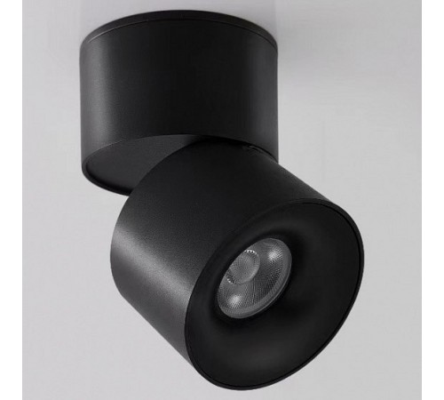 Накладной светильник iLedex 115-12W-D70-4K-55DG-BK Metrica