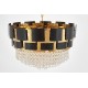 Подвесная люстра LUMINA DECO LDP 7045-600 BK+GD MOLINA