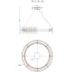 Подвесной светильник Wertmark WE117.03.303 Patricia