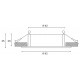Встраиваемый светильник Hesby Lighting HSBL_0113 Solis