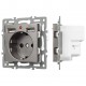 Розетка с заземлением и 2хUSB type A, без рамки Arlight 43735 SCT