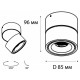 Накладной светильник Italline IT02-001 DIM white IT02-001 DIM