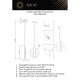 Подвесной светильник Aployt APL.328.16.09 Lorentayn