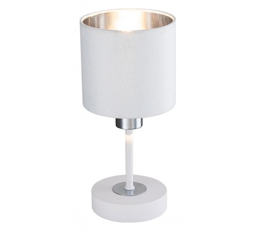 Настольная лампа декоративная Escada 1109/1 White/Silver Denver Настольная лампа декоративная Escada 1109/1 White/Silver Denver