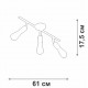 Спот Vitaluce V3796-1/3PL V3796