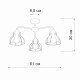 Люстра на штанге Vitaluce V3102-1/3PL V3102