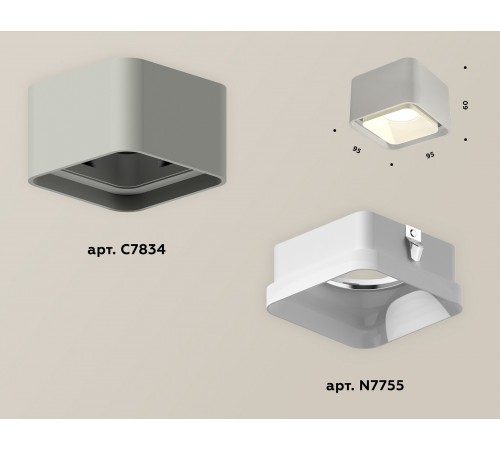 Накладной светильник Ambrella Light XS7834010 XS Накладной светильник Ambrella Light XS7834010 XS