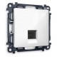 Розетка Ethernet RJ-45 и со шторками, без рамки Ambrella Volt MA112010 Quant