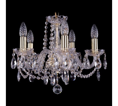 Подвесная люстра Bohemia Ivele Crystal 1402/5/141/G 1402 Подвесная люстра Bohemia Ivele Crystal 1402/5/141/G 1402