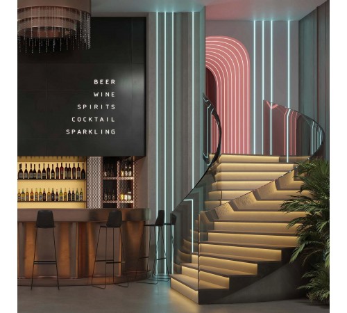 Лента светодиодная Arlight 043381 A120 24V 8mm 9.6 W/m