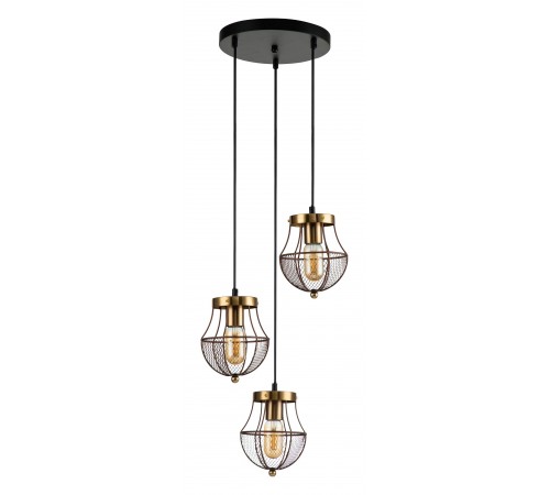 Подвесной светильник Indigo 10011/3P Gold Pallo Подвесной светильник Indigo 10011/3P Gold Pallo