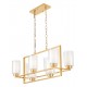 Подвесная люстра LUMINA DECO LDP 1239-8 F.GD Lino