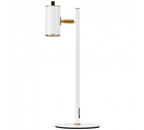 Настольная лампа офисная LUMINA DECO LDT 7731-1 WT+MD MIRRA Настольная лампа офисная LUMINA DECO LDT 7731-1 WT+MD MIRRA