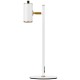 Настольная лампа офисная LUMINA DECO LDT 7731-1 WT+MD MIRRA