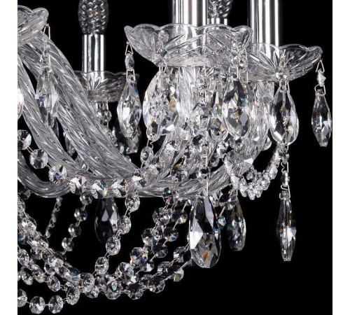 Подвесная люстра Bohemia Ivele Crystal 1402/12/300/Ni 1402 Подвесная люстра Bohemia Ivele Crystal 1402/12/300/Ni 1402