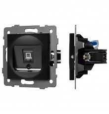 Розетка Ethernet RJ-45 и со шторками, без рамки Arlight 49847 SCT