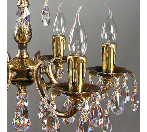 Подвесная люстра Ambiente by Brizzi 2226/6 PB Tear Drop Benisa Подвесная люстра Ambiente by Brizzi 2226/6 PB Tear Drop Benisa