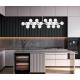Люстра на штанге LUMINA DECO LDP 6033-24 CHR MARSIADA