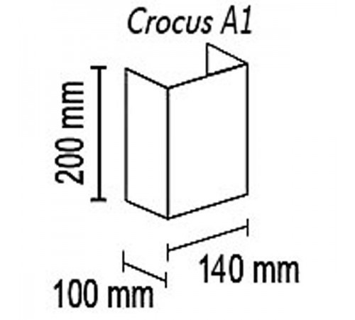 Накладной светильник TopDecor Crocus Glade A1 10 09g Crocus Glade Накладной светильник TopDecor Crocus Glade A1 10 09g Crocus Glade