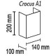 Накладной светильник TopDecor Crocus Glade A1 10 09g Crocus Glade