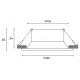 Встраиваемый светильник Hesby Lighting HSBL_0177 Sogne