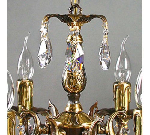 Подвесная люстра Ambiente by Brizzi 2226/6 PB Tear Drop Benisa Подвесная люстра Ambiente by Brizzi 2226/6 PB Tear Drop Benisa