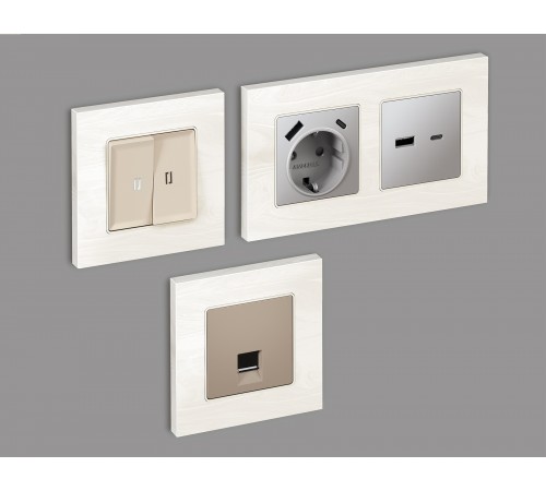 Рамка на 4 поста Ambrella Volt AF930104 Grand Рамка на 4 поста Ambrella Volt AF930104 Grand