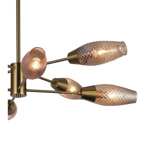 Люстра на штанге Escada 10165/8PL Copper Desire Люстра на штанге Escada 10165/8PL Copper Desire