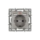 Розетка с заземлением и 2хUSB type A, без рамки Arlight 43735 SCT