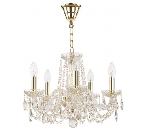 Подвесная люстра Bohemia Ivele Crystal 1402/5/141/G 1402 Подвесная люстра Bohemia Ivele Crystal 1402/5/141/G 1402