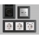 Рамка на 4 поста Ambrella Volt AF110804 Line
