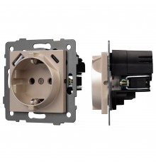 Розетка с заземлением и 2хUSB type A и C, без рамки Arlight 49832 SCT