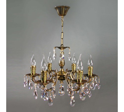 Подвесная люстра Ambiente by Brizzi 2226/6 PB Tear Drop Benisa Подвесная люстра Ambiente by Brizzi 2226/6 PB Tear Drop Benisa
