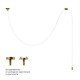 Подвесной светильник Loft it 10388A Brass Thread