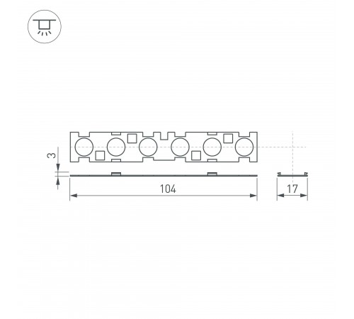 Рассеиватель Arlight 041791 SL-LINE Рассеиватель Arlight 041791 SL-LINE