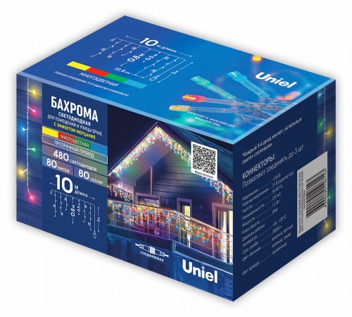 Бахрома световая Uniel UL-00012067 Бахрома световая Uniel UL-00012067