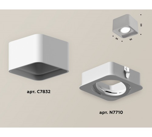 Накладной светильник Ambrella Light XS7832010 XS Накладной светильник Ambrella Light XS7832010 XS