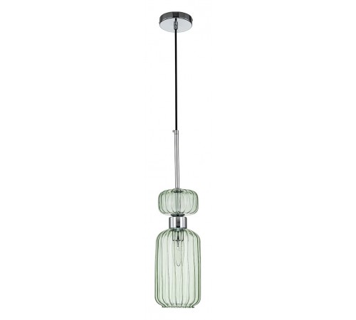 Подвесной светильник Escada 1141/1S Chrome/Green Gloss Подвесной светильник Escada 1141/1S Chrome/Green Gloss