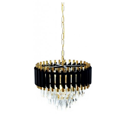 Подвесная люстра LUMINA DECO LDP 6003-400 BK+F.GD Funneli Подвесная люстра LUMINA DECO LDP 6003-400 BK+F.GD Funneli