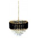 Подвесная люстра LUMINA DECO LDP 6003-400 BK+F.GD Funneli