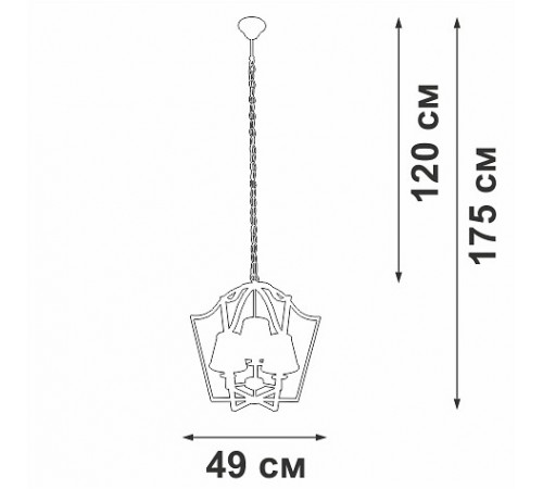 Подвесная люстра Vitaluce V4991-8/3 V4991